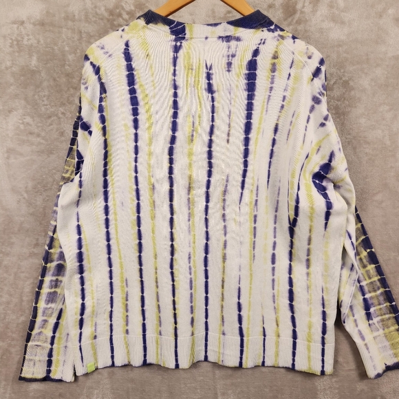 Lululemon Tie Dye Sweater Oversized Cotton/Cashmere Blend Women's Size 12 - Picture 2 of 7
